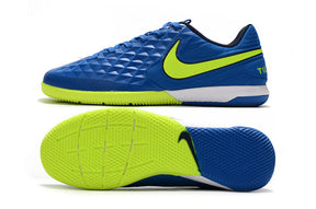 Chuteira Nike Tiempo Legend 8 Futsal Pro Azul/Verde