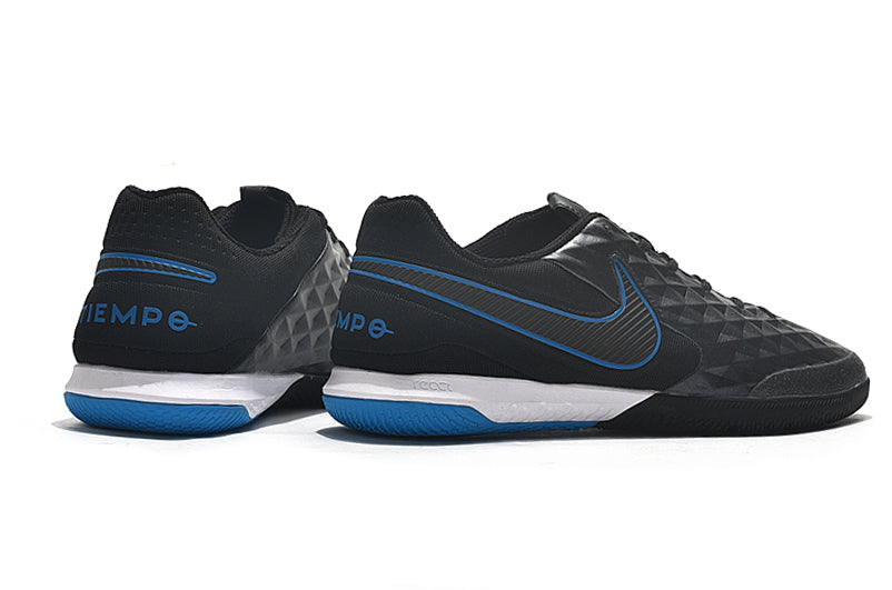 Chuteira Nike Tiempo Legend 8 Futsal Pro Preto/Azul