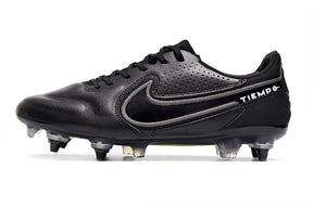 Chuteira Nike Tiempo Legend 9 Elite All Black SG-Pro Trava-mista