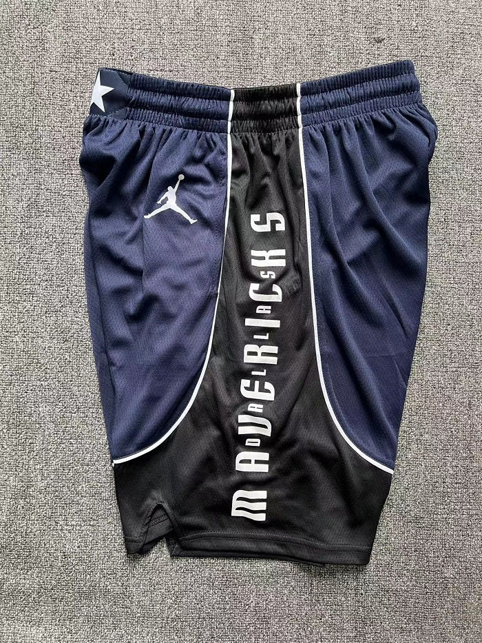 Short NBA Dallas Mavericks Statement Edition Azul e Preto