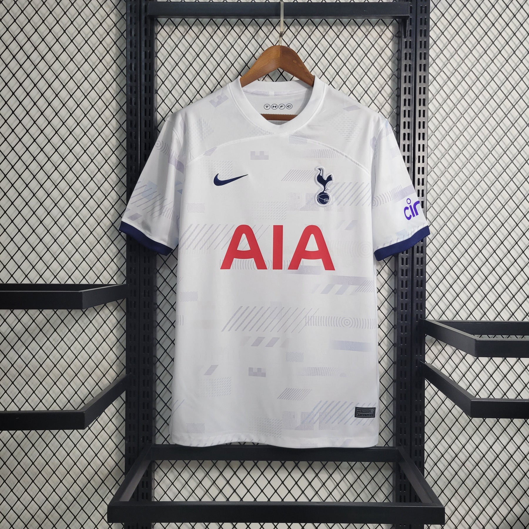 Camisa Tottenham Home 2023/24 - Nike Torcedor Masculina - Branca/Azul