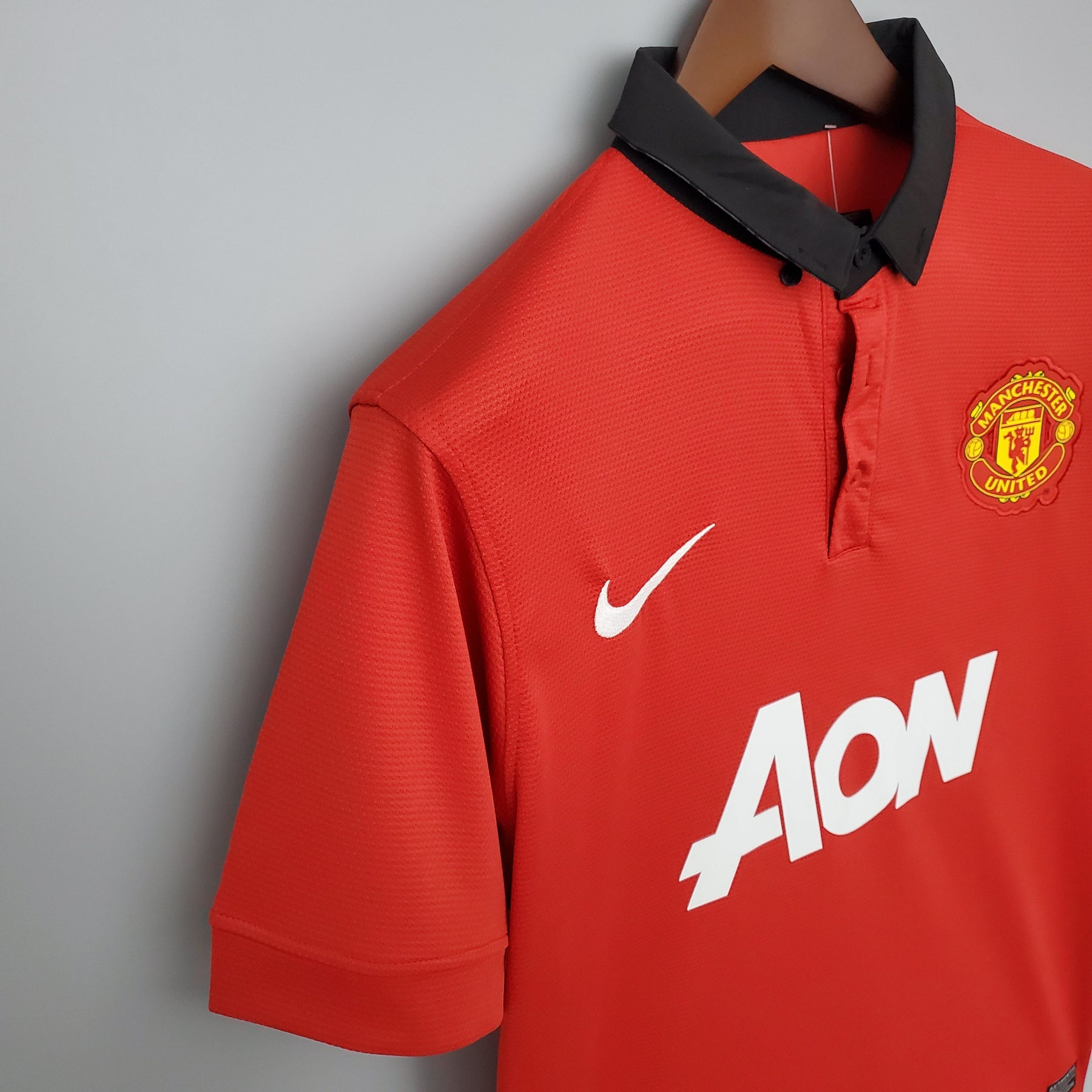 Camisa Manchester United Home 2013/14 - Nike Retrô Masculina - Vermelha