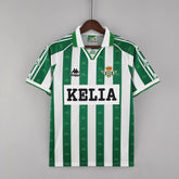 Camisa Real Betis Home 1996/97 - Kappa Retrô Masculina - Branca/Verde