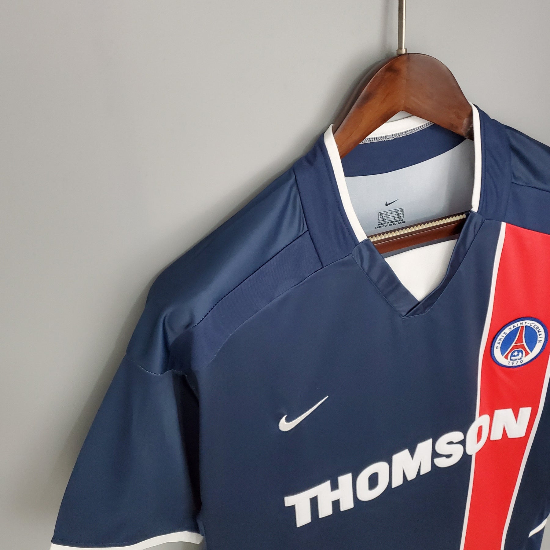 Camisa PSG Home 2002/03 - Nike Retrô Masculina - Azul/Vermelha