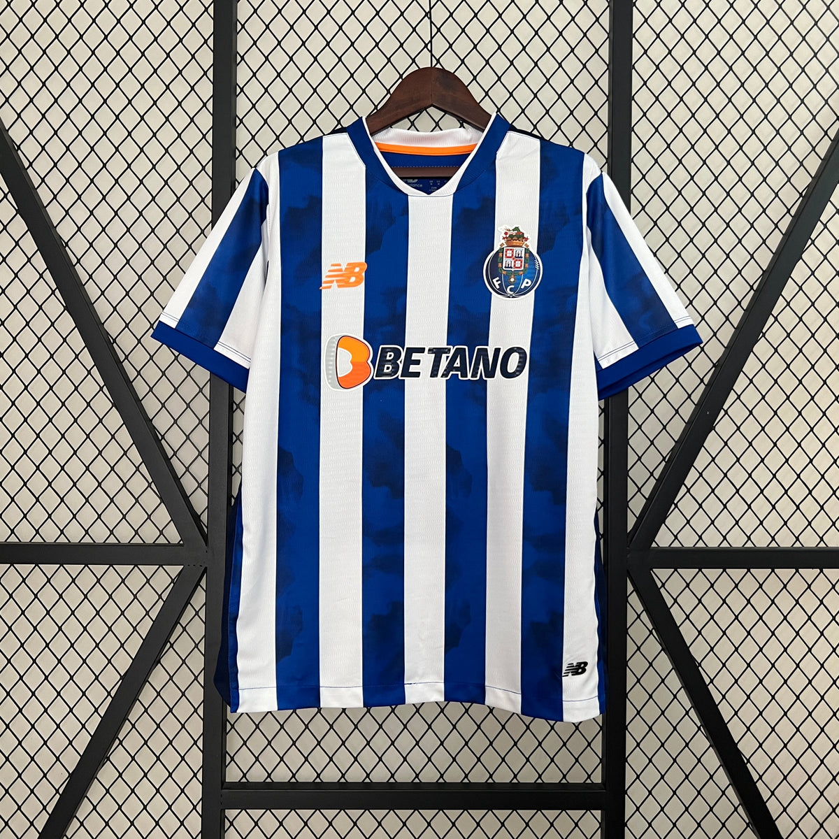 Camisa Porto Home 2024/25 - New Balace Torcedor Masculina - Azul/Branca