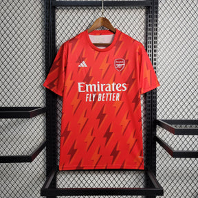 Camisa Arsenal Treino 2023/24 - Adidas Torcedor Masculina - Vermelha/Branca