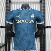 Camisa Olympique de Marseille Away 2024/25 - Puma Jogador Masculina - Azul/Preta