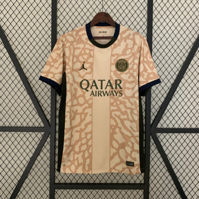 Camisa PSG Third 2023/24 - Jordan Torcedor Masculina - Bege/Preta