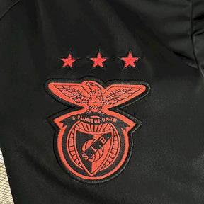 Shorts Benfica Away 2024/25 - Adidas Torcedor Masculina - Preta/Vermelha