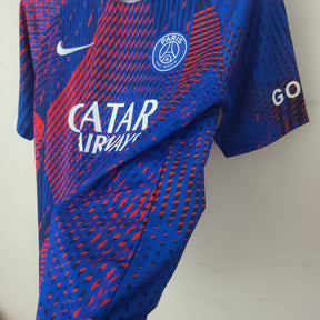 Camisa PSG Treino 2022/23 - Nike Torcedor Masculina - Azul/Vermelha