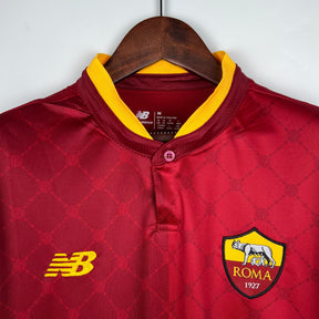 Camisa Roma Home 2022/23 - New Balace Torcedor Masculina - Vermelha/Amarela