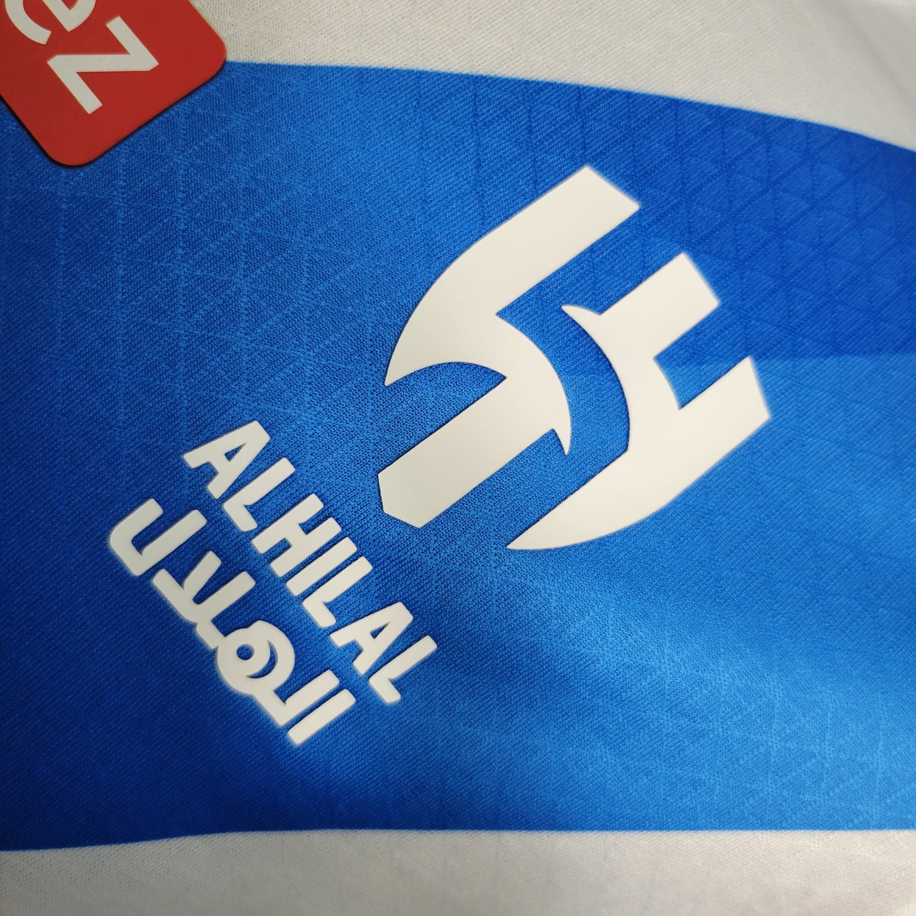 Camisa Al-Hilal Away 2023/24 - Puma Jogador Masculina - Branca/Azul