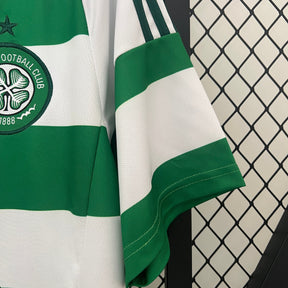 Camisa Celtics Home 2024/25 - Adidas Torcedor Masculina - Verde/Branca