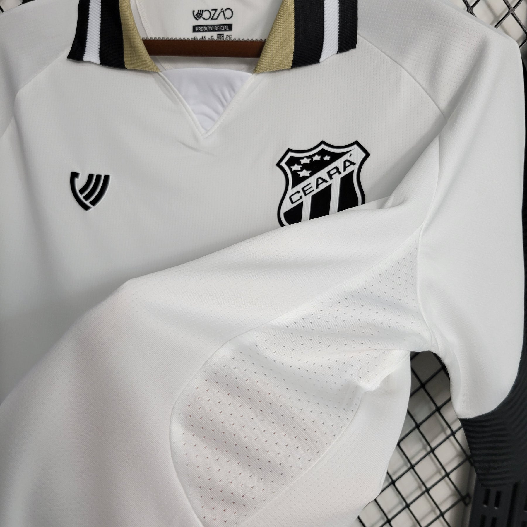 Camisa Ceará Away 2023/24 - Torcedor Masculina - Branca/Preta