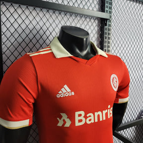 Camisa Internacional Home 2022/23 - Adidas Jogador Masculina - Vermelha/Branca