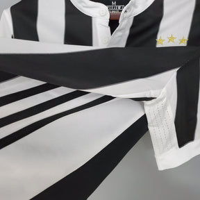 Camisa Juventus Home 2017/18 - Adidas Retrô Masculina - Preta/Branca