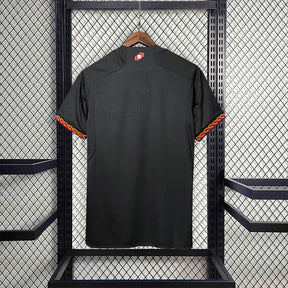 Camisa Roma Third 2023/24 - Adidas Torcedor Masculina - Preta/Laranja