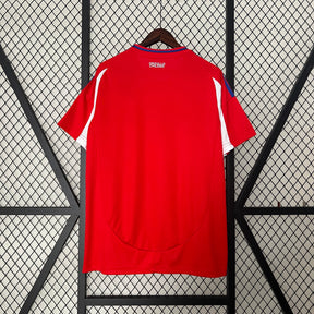 Camisa Seleção Chile Home 2024/25 - Adidas Torcedor Masculina - Vermelha