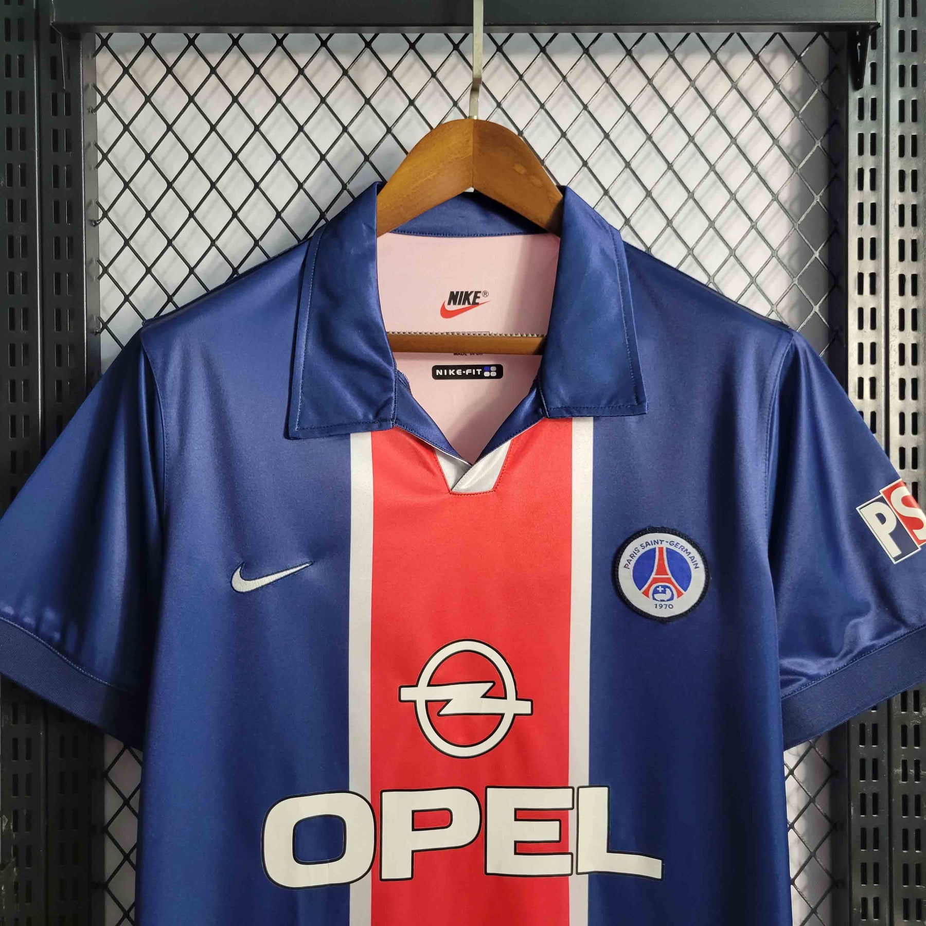 Camisa PSG Home 1998/99 - Nike Retrô Masculina - Azul/Vermelha