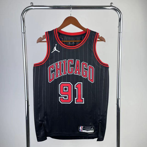 Regata NBA Chicago Bulls Statement 23/24 Dennis Rodman Preta