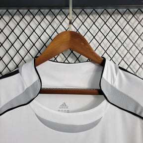 Camisa Real Madrid Home 2006/07 - Adidas Retrô Masculina - Branca/Cinza