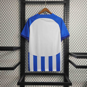 Camisa Brighton Home 2023/24 - Nike Torcedor Masculina - Azul/Branca