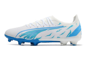 Chuteira Puma Ultra Ultimate Branco/Azul