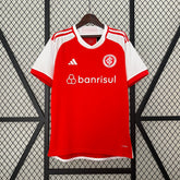 Camisa Internacional Home 2024/25 - Adidas Torcedor Masculina - Vermelha/Branca