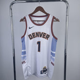 Regata NBA Denver Nuggets City Edition 22/23 Porter Jr Branca