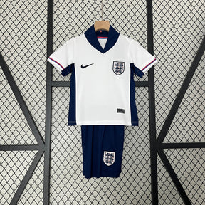 Kit Infantil Seleção Inglaterra Home 2024/25 - Nike Torcedor - Branca/Azul