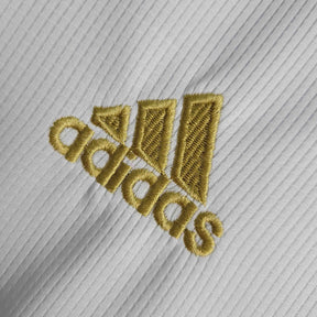 Camisa Real Madrid Home 2019/20 - Adidas Retrô Masculina - Branca/Dourada