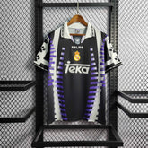 Camisa Real Madrid Third 1996/97 - Kelme Retrô Masculina - Preta/Branca