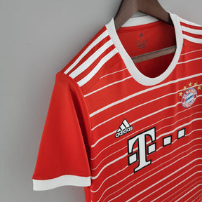 Camisa Bayern de Munique Home 2022/23 - Adidas Torcedor Masculina - Vermelha/Branca