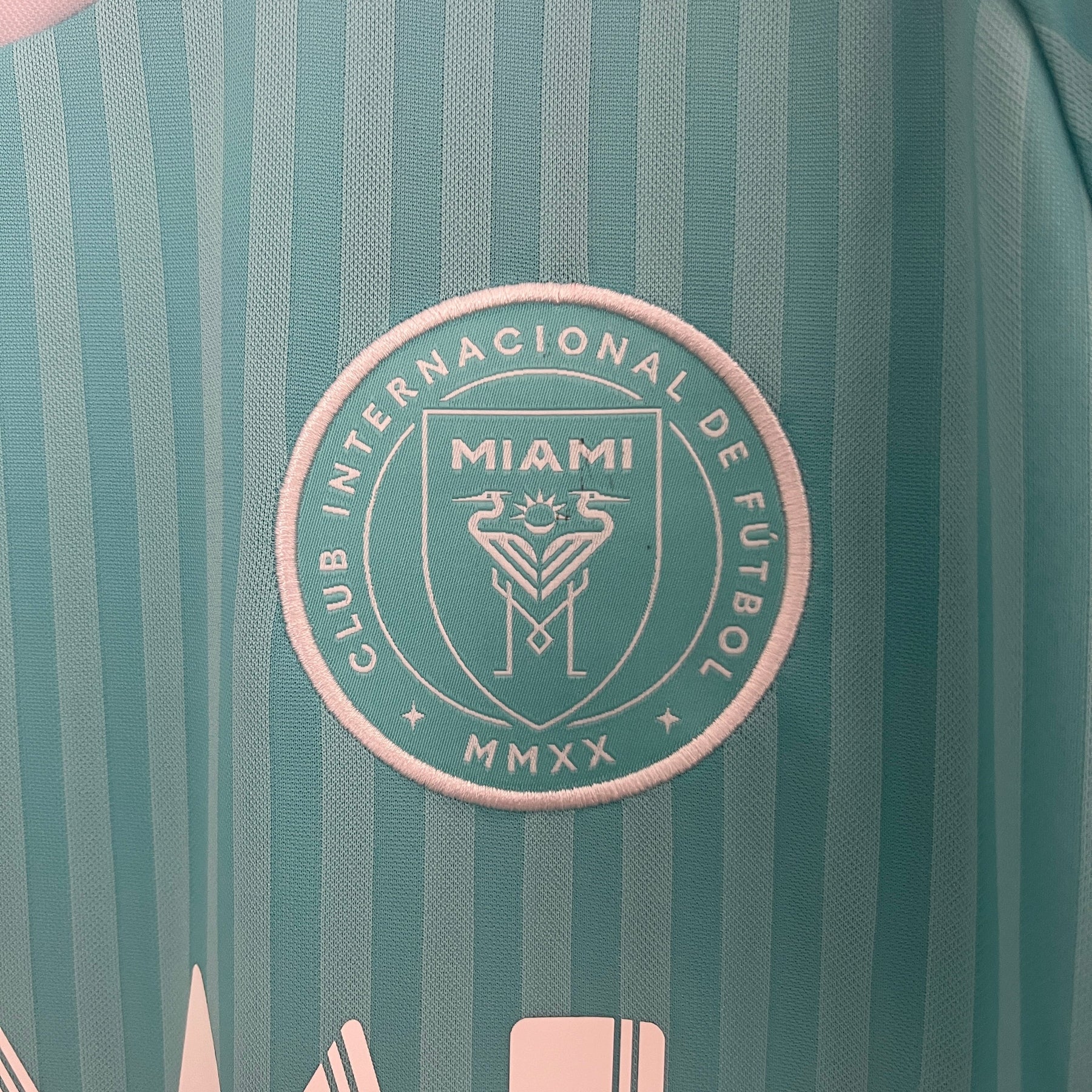 Camisa Inter Miami Away 2024/25 - Adidas Torcedor Masculina - Verde/Laranja