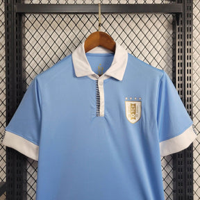 Camisa Seleção Uruguai Home 2024/25 - Puma Torcedor Masculina - Azul/Branca