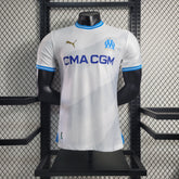 Camisa Olympique Marseille Home 2023/24 - Puma Jogador Masculina - Branca/Azul