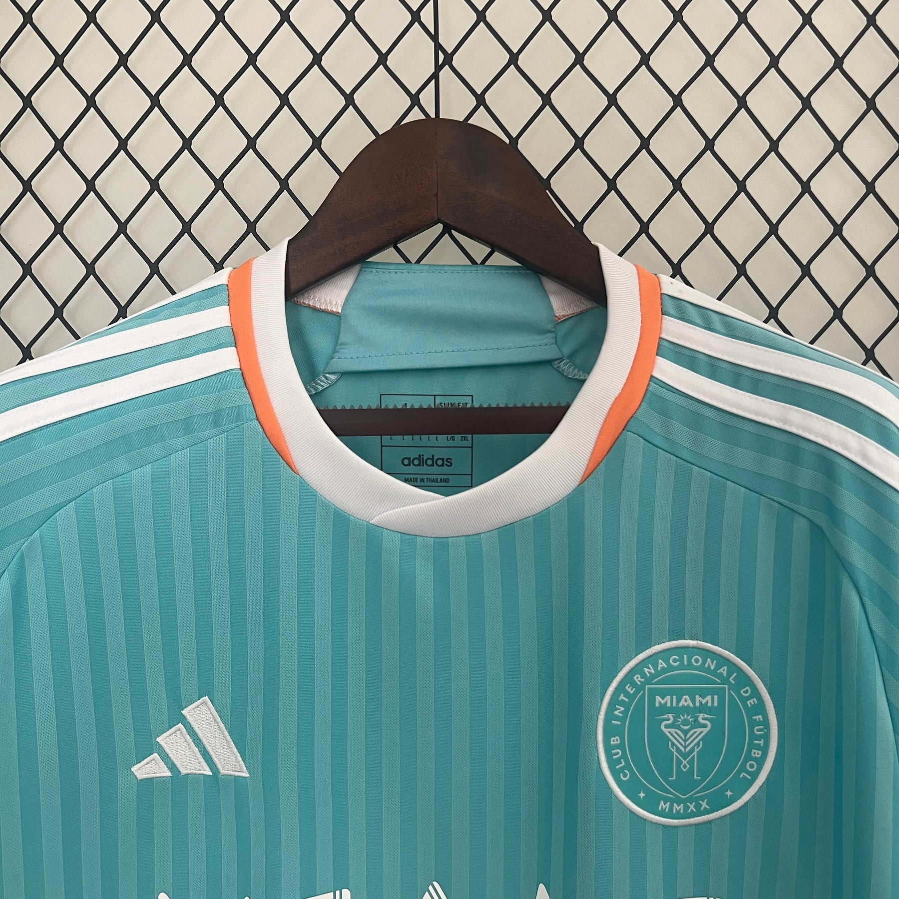 Camisa Inter Miami Away 2024/25 - Adidas Torcedor Masculina - Verde/Laranja