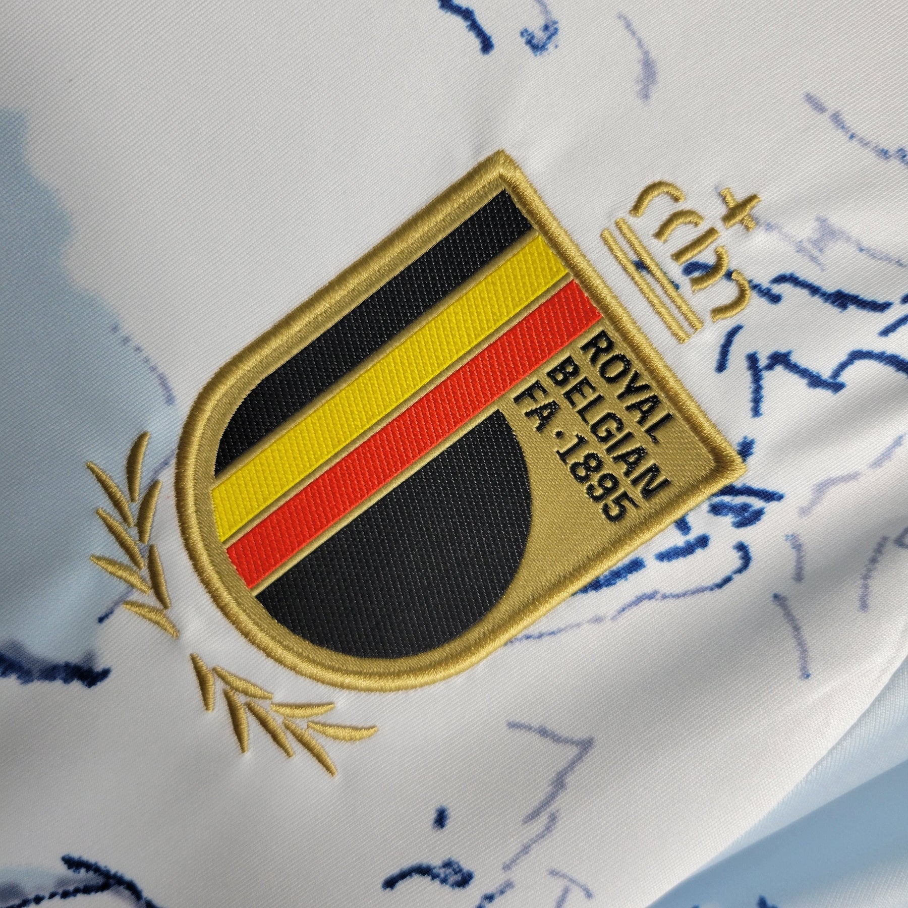 Camisa Seleção Bélgica Home 2023/24 - Adidas Torcedor Feminina - Branca/Azul