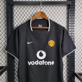 Camisa Manchester United Away 2003/04 - Nike Retrô Masculina - Preta