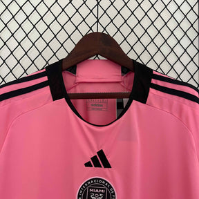 Camisa Inter Miami Home 2024/25 - Adidas Torcedor Masculina - Rosa/Preta