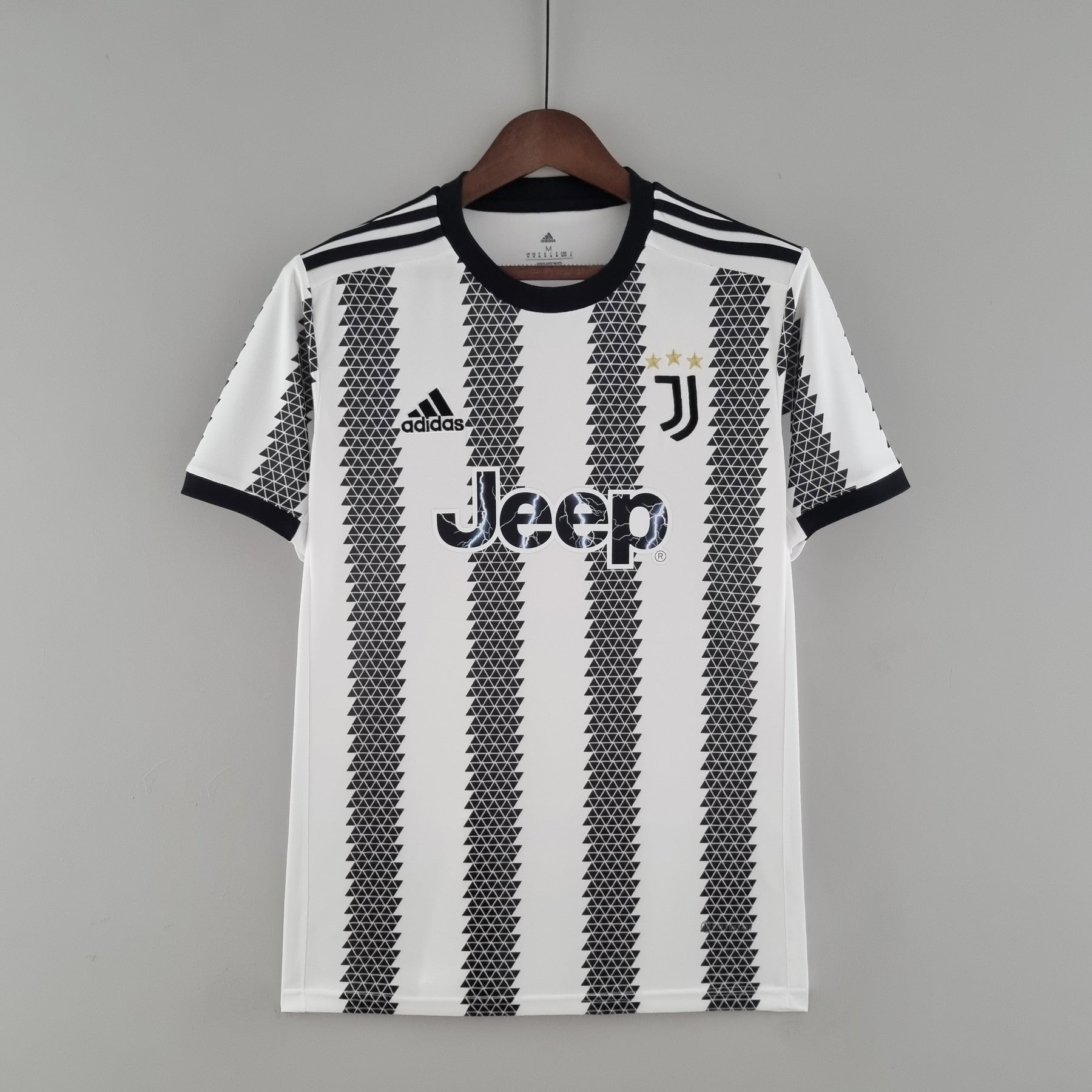 Camisa Juventus Home 2022/23 - Adidas Torcedor Masculina - Branca/Preta