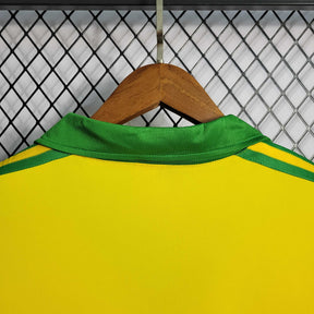 Camisa Seleção Brasil Home 1978/1979 - Adidas Retrô Masculina - Amarela/Verde