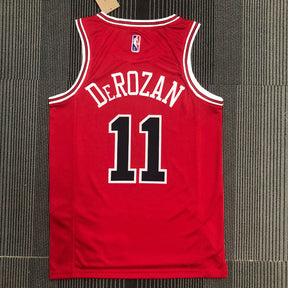 Regata NBA Chicago Bulls Icon Edição 75 anos DeRozan Vermelha