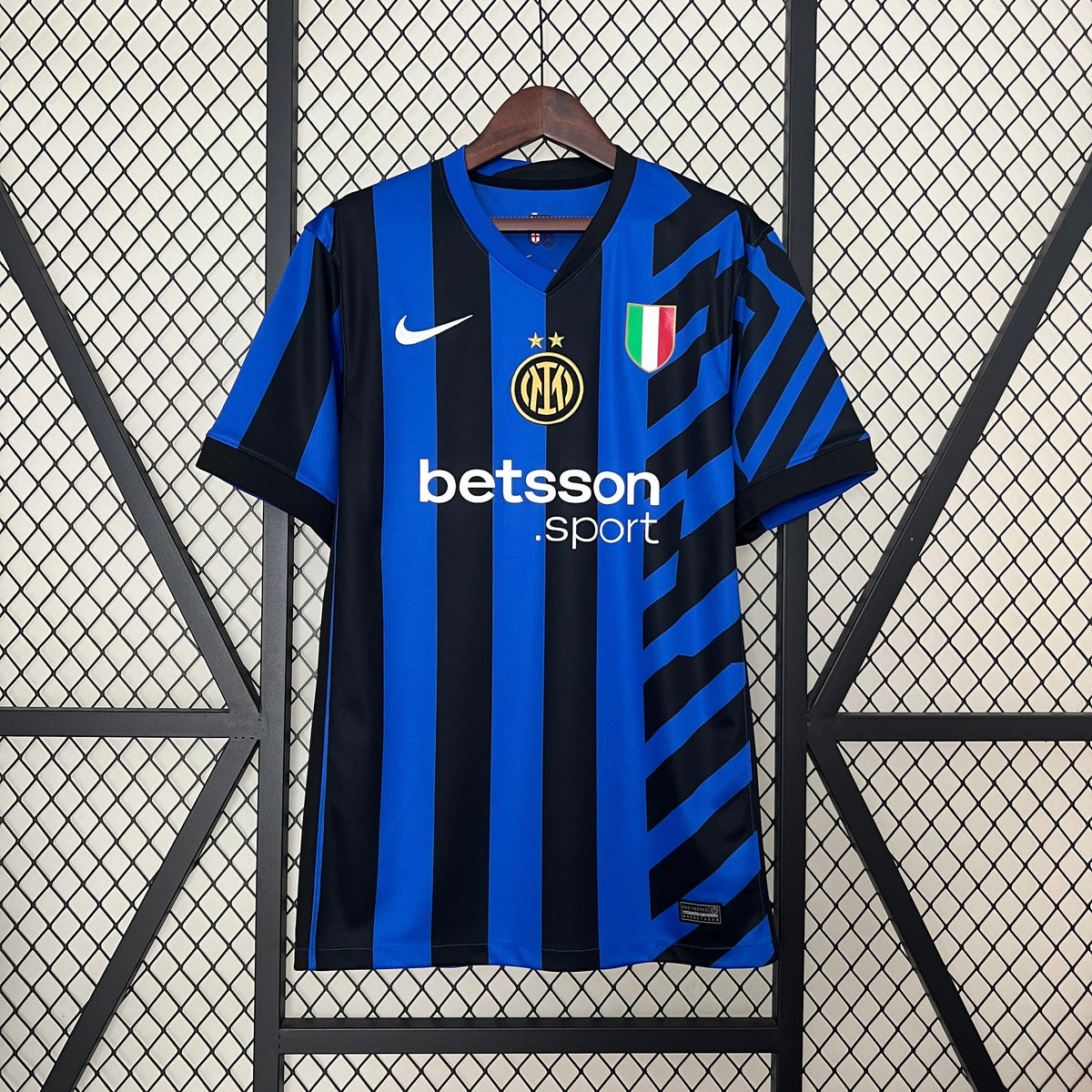 Camisa Inter de Milão Home 2024/25 - Nike Torcedor Masculina - Azul/Preta