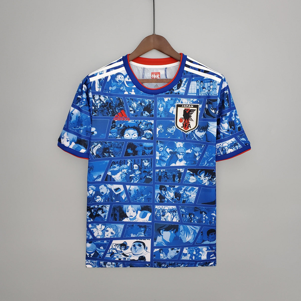 Camisa Seleção Edição Especial Anime Japão 2020/21 - Adidas Torcedor Masculina - Azul