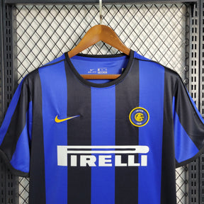 Camisa Inter de Milão 1999/00 - Nike Retrô Masculina - Azul/Preta