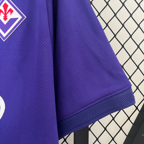 Camisa Fiorentina Home 2024/25 - Kappa Torcedor Masculina - Roxa