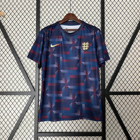 Camisa Seleção Inglaterra Treino 2024/25 - Nike Torcedor Masculina - Azul/Vermelha