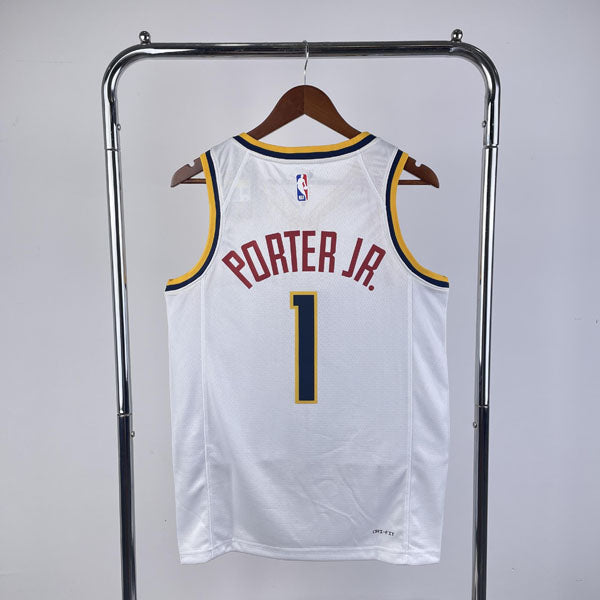 Regata NBA Denver Nuggets Association Edition 23/24 Porter Jr Branca