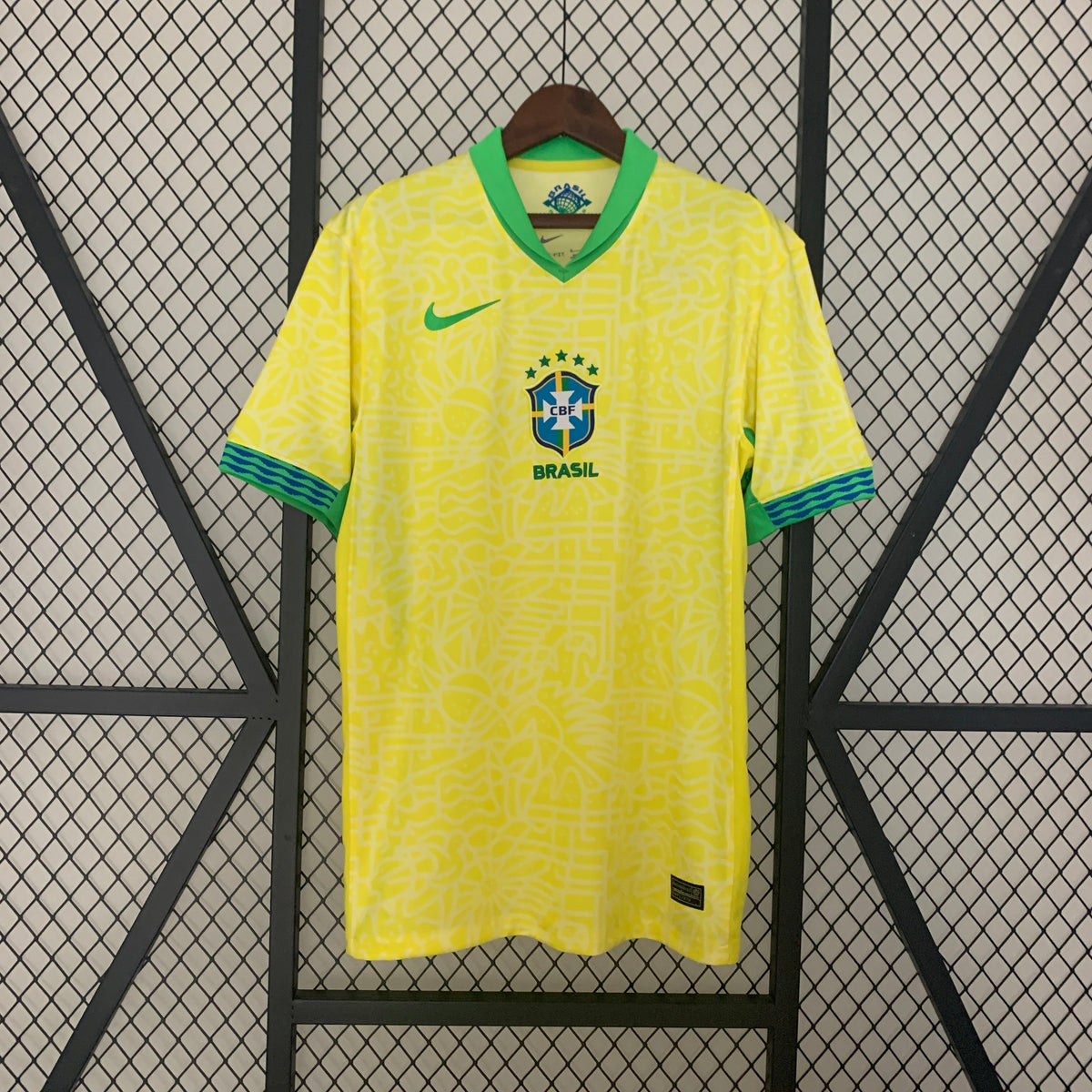 Camisa Seleção Brasil Home 2024/25 - Adidas Torcedor Masculina - Amarela/Verde